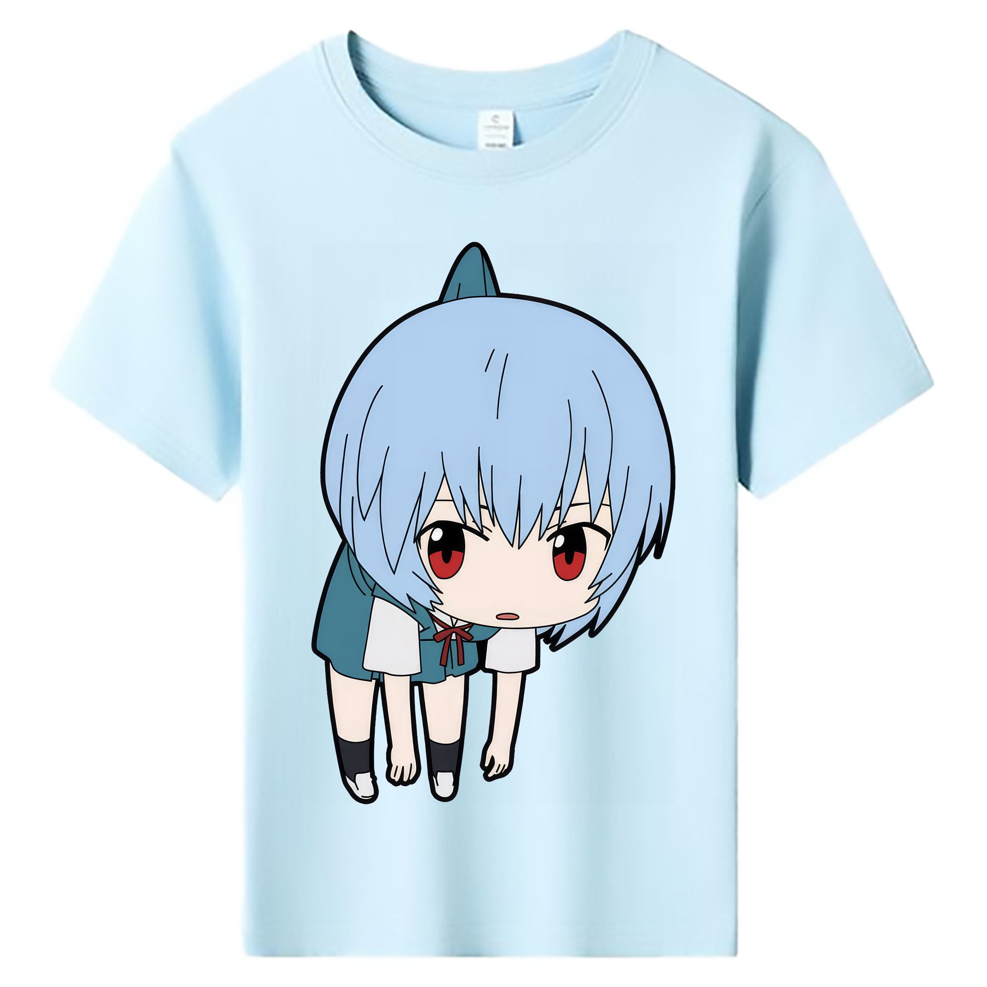 （画像用） EVA 新世紀エヴァンゲリオン 綿100％キッズTシャツ（フロントプリント）